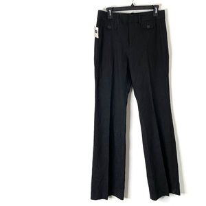 GAP High Rise Baby Boot Trouser True Black NWT Career Pants Tailored Workwear